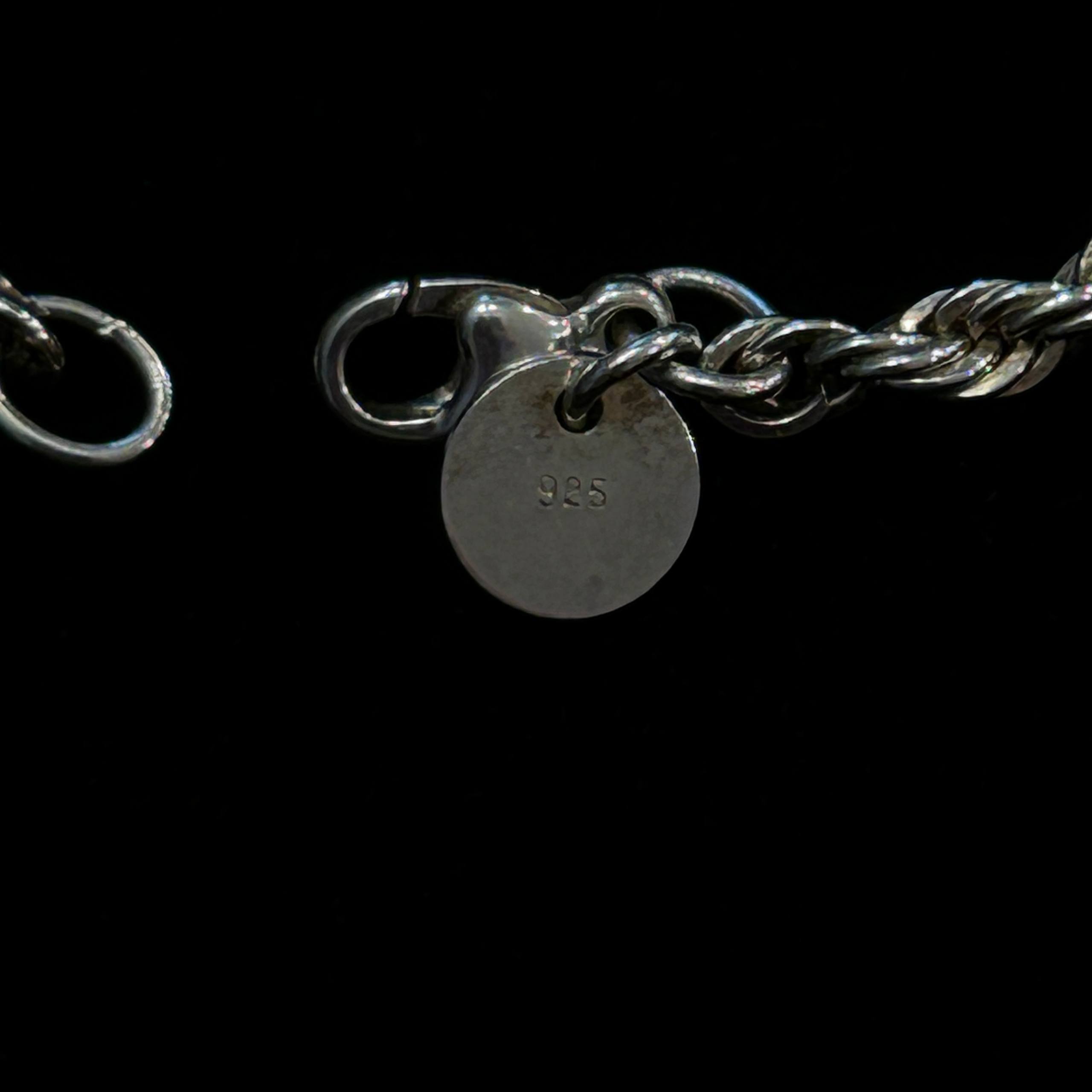 Genuine Tiffany & Co 925 Sterling Silver Twist Rope Chain Braid Bracelet 7in 4mm - Image 2